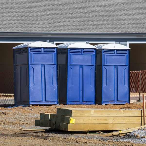 are there any restrictions on what items can be disposed of in the portable restrooms in Dublin VA